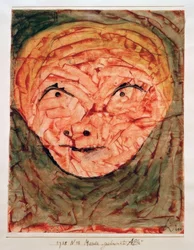 Maske (geschminkte Alte)